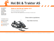 Tablet Screenshot of holbilogtraktor.no